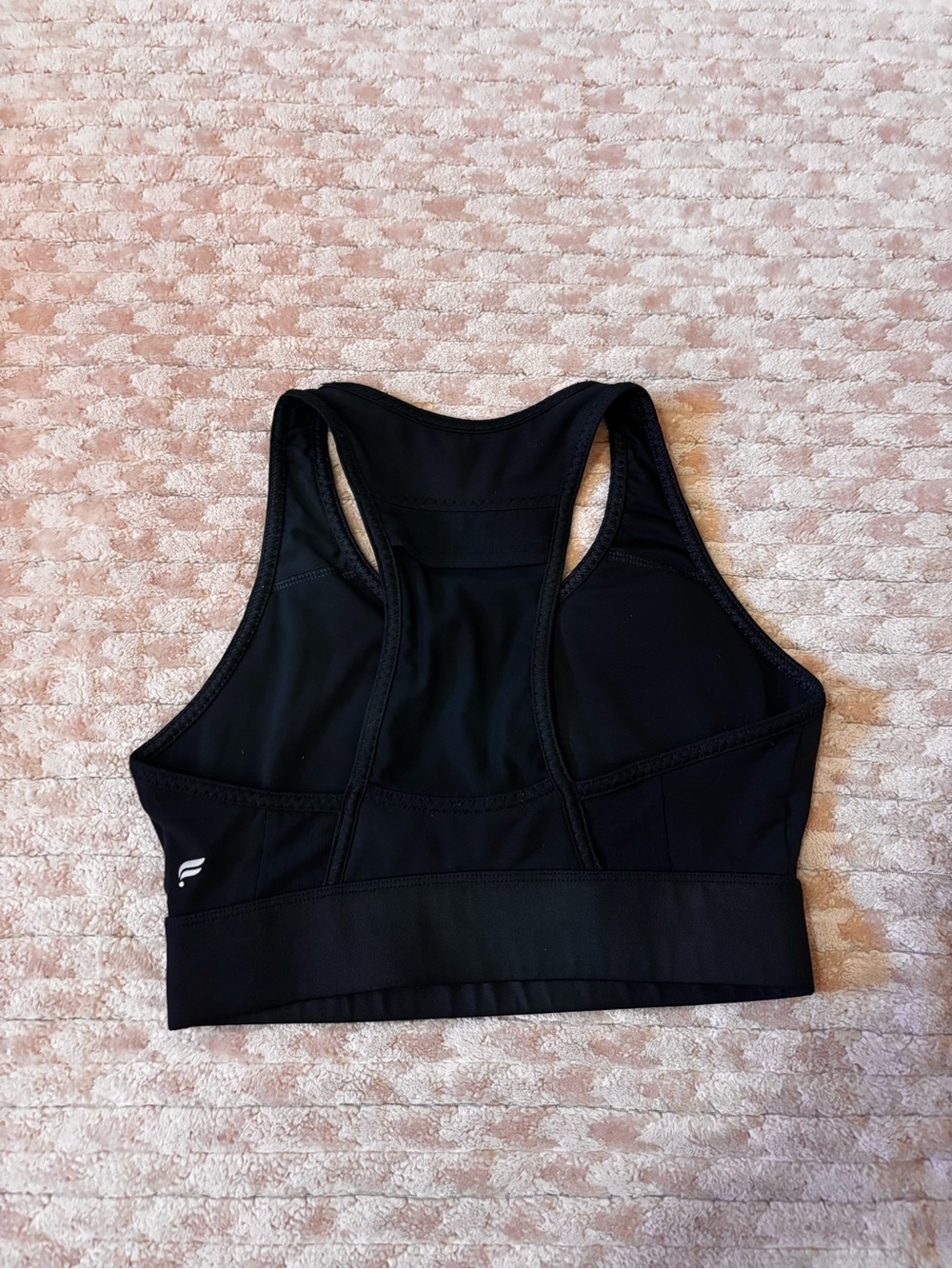 Fabletics Black Racerback Sports Bra